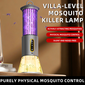 Matamosquitos Eléctrico para Interiores, Lámpara <span class=keywords><strong>Mata</strong></span> <span class=keywords><strong>Mosquitos</strong></span> con Descarga Eléctrica, Recargable por USB, Trampa de Luz UV para <span class=keywords><strong>Mosquitos</strong></span> - Product Image 3