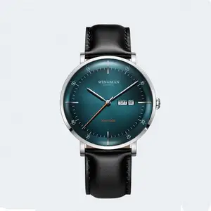 Watches Men Business MIYOTA Movement Mechanical Watch Fashion Man Mechanical Watch Calendar Week Sapphire Glass Waterproof Watch