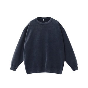 Conjunto Deportivo Vintage para Hombre Silen Diel, Otoño Invierno, 400g, Color Sólido, 100% Algodón Tejido, Sudadera Holgada con Cuello Lavado y Pantalones Deportivos - Product Image 6