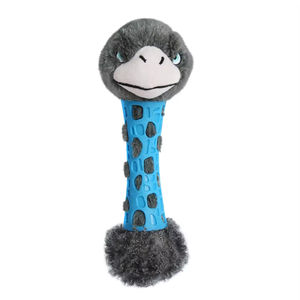 Produttore di giocattoli da masticare per cani in peluche con Design personalizzato di struzzo per masticare aggressivi - Product Image 3