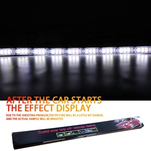 2pcs Crystal <strong>DRL</strong> Led <strong>Lights</strong> <strong>Daytime</strong> <strong>Running</strong> <strong>Light</strong> Flowing Turn Signal <strong>Light</strong> Headlight White Amber Lamp Flexible Car Led Strip - Product Image 4