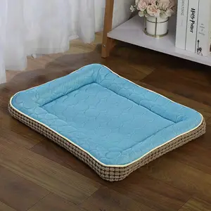 Летняя спальная кровать для домашних животных, очень большой комфортный Прохладный коврик, наружный XL охлаждающий Конура для собак на улице
