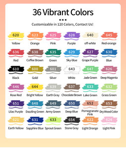 Marcador doble punta cảm ứng de llantas marcadores acrilicos Jumbo scolares infantiles một cơ sở De Dual tip Acrylic đánh dấu - Product Image 5