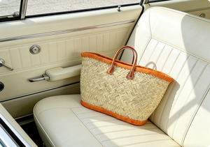 Panier de pique-nique multifonctionnel de grande taille, tissé à la main, écologique, de haute qualité, tendance et coloré - Product Image 6