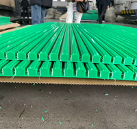 Rail de guidage de chaîne en T, en polyéthylène et nylon, bande anti-usure injectée, rainure de guidage, rail de guidage de chaîne en plastique, glissière