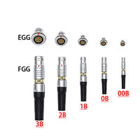 Remplacement pour connecteur ODU série B 1B 7 broches multiconducteurs plaqué or pour capteur industriel, étanche à la poussière et à l'humidité