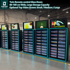 Vetrina per Tabacco Satom 50m con Telecomando, Luci LED e Ripiani Regolabili - Product Image 2