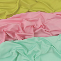 Tissu jersey extensible quatre directions en polyester-spandex 100D, soie de lait, teint, 180 g/m², résistant à l'abrasion ; en bobine