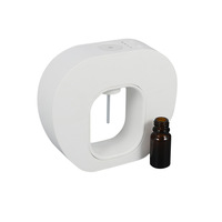 Nébuliseur électrique portable en plastique rechargeable par USB, diffuseur d'aromathérapie, lumière LED, usage domestique, capacité de 10 à 50 ml, type-C, sans eau