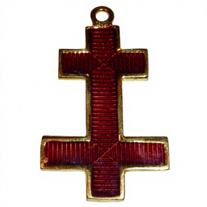 BAHOO EMBROIDERS Insigne de précepteur des Chevaliers Templiers, bijou plaqué or, unisexe pour adultes - Product Image 1