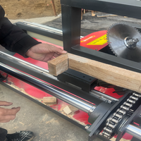 Scie à ruban horizontale multifonctionnelle BITA à double extrémité pour palettes en bois, scie à tête égale à angle de 45 degrés avec moteur 380V
