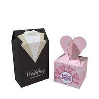 Boîtes à dragées de mariage faites à la main, vides, pour bougies, bonbons, chocolats, cadeaux de la mariée et du marié, pour la décoration de fête