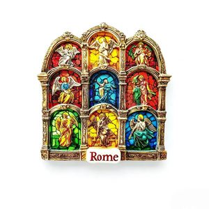 Imán <span class=keywords><strong>de</strong></span> nevera personalizado <span class=keywords><strong>de</strong></span> <span class=keywords><strong>Roma</strong></span>, Italia, imán 3D <span class=keywords><strong>de</strong></span> poliresina con ventana <span class=keywords><strong>de</strong></span> vitral <span class=keywords><strong>de</strong></span> la catedral, imanes para refrigerador, recuerdos <span class=keywords><strong>de</strong></span> <span class=keywords><strong>iglesia</strong></span> con ángeles - Product Image 1