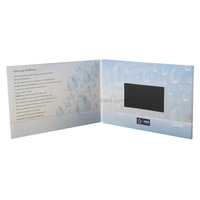 Carte de vœux vidéo LCD Tailles polyvalentes de 2.4 '', 4.5'', 5 '', 7'' et 10.1 ''pour la publicité, les cadeaux et l'apprentissage.
