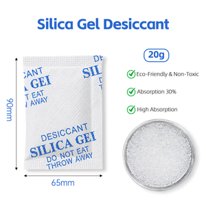Sachets de 20g en tissu non tissé, déshydratant haute performance, gel de silice transparent, déshydratant longue durée et durable, vente en gros - Product Image 2