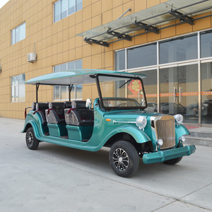 Buggy personalizado de alta calidad, autobús turístico, 2 + 1 filas, coche eléctrico vintage, precio de descuento, carrito de golf Retro <span class=keywords><strong>Para</strong></span> Boda a la venta - Product Image 2