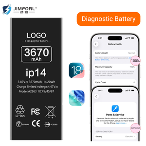 High Capacity 3670mAh Diagnostic <strong>Battery</strong> for <strong>iphone</strong> 14 <strong>Battery</strong> <strong>Replacement</strong> Original Phone Batterie <strong>Genuine</strong> Manufacture <strong>Batteries</strong> - Product Image 1