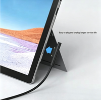 Câble de charge rapide PD USB Type-C 15V 3A pour Microsoft Surface Pro 3 4 5 6 7