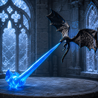 Veilleuse LED Dragon Noir USB à Activation Sonore, Ornement Gothique Médiéval, Cadeau Fantastique, Décoration de Chambre