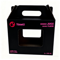 Boîte à vin en carton de luxe personnalisée pour 3 bouteilles de vin rouge, emballage cadeau, carton de bière, flexographie, livraison