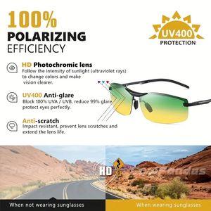 Gafas <span class=keywords><strong>de</strong></span> sol polarizadas <span class=keywords><strong>de</strong></span> doble visión UV400 para <span class=keywords><strong>hombre</strong></span> y mujer, gafas fotocromáticas <span class=keywords><strong>de</strong></span> día y noche, monturas doradas, blancas, plateadas y rojas, <span class=keywords><strong>lentes</strong></span> táctiles para PC - Product Image 4