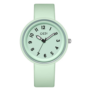 Montre en silicone simple et élégante, couleur bonbon, montre pour femme, nouvelle montre en gelée imperméable - Product Image 5