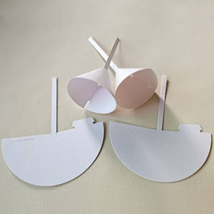 Benutzer definierte Glas Trichter Schwarz Weiß Blotter Parfüm Streifen Duftöl Aroma therapie Probe Tester Schwarzes Papier Mit Gold Logo - Product Image 3