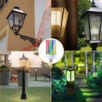 Vente directe d'usine de supports de lampe en aluminium haute luminosité 30W 40W E27 E40 avec ampoule LED colorée