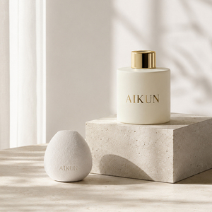 AIKUN Manufacturer Luxury Natural <b>Essential</b> Fragrance Decor Ceramic Aroma Reed Diffuser Set for Boutique Hotel Retail Packaging - Product Image 2
