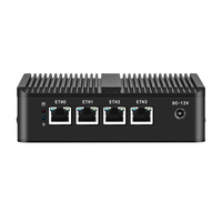 Intel Atom E3845 Quad Core 1.91Ghz 4 Lan 1GbE Router Lunak Keamanan Jaringan VPN PC Industri Firewall