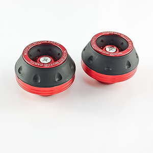 Qiangye Horquilla de Dirección Universal para Motocicleta, Roja y Negra, Piezas de Modificación de Amortiguación - Product Image 1