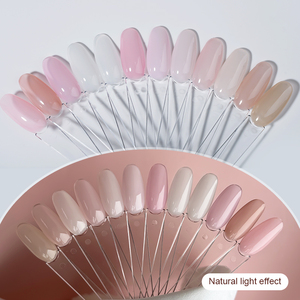 Esmalte de Gel de Larga Duración Sin Necesidad de Limpiar, Libre de HEMA y TPO, Acabado Brillante UV Profesional para Arte de Uñas, Marca Privada - Product Image 1