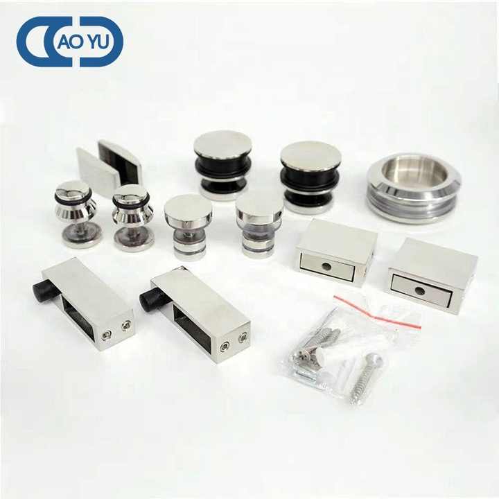 Frameless Sliding Door Glass Hardware for 8-12mm Tempered Glass