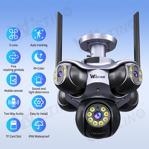 Wistino ngoài trời 25mp năm ống kính CCTV <span class=keywords><strong>Camera</strong></span> PTZ an ninh IP67 không thấm nước phát hiện chuyển động đáng báo động WIFI máy ảnh - Product Image 2