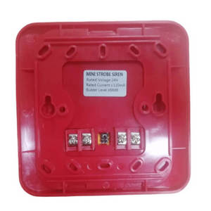 Sirène d'alarme incendie avec gyrophare IP ABS 24V <span class=keywords><strong>rouge</strong></span> à fixation murale pour système de sécurité domestique avec <span class=keywords><strong>alerte</strong></span> à décibels élevés - Product Image 5