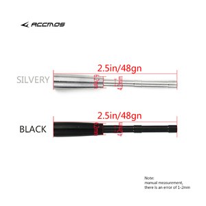 Inserto in Alluminio da 48 Grani per Collegare l'Arco, Compatibile con Aste da 4,2 mm, Accessorio Fai-da-Te per Tiro con l'Arco - Product Image 6
