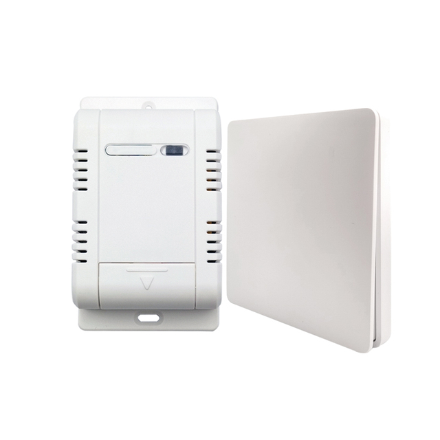 Wireless 220V Light Switch 433MHz Kit No Battery Remote Control Light Switch Self-Powered On/Off Switch for House LED Lamp