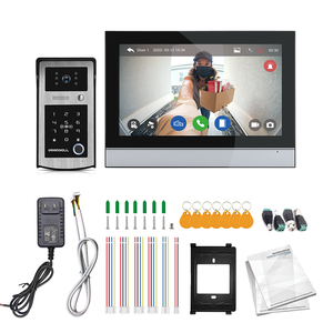 วิดีโอกริ่งประตูอัจฉริยะระบบ10นิ้ว1080P รหัสผ่านและลายนิ้วมือสำหรับปลดล็อคโทรศัพท์วิดีโอประตูสินค้าใหม่ - Product Image 6