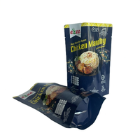 Offre Spéciale sac auto-fondant en plastique à impression personnalisée doypack écologique avec fermeture éclair à haute température sacs de cornue pour emballer le riz