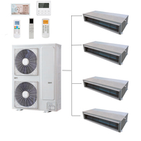 Système VRF Midea V8 de 20 à 48 CV, climatisation centrale pour usage commercial, refroidissement et chauffage simultanés