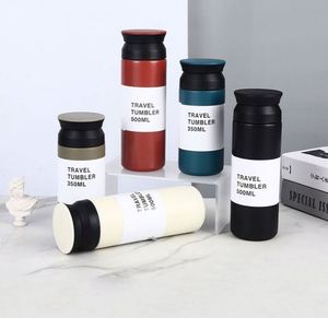 Mug à café isotherme en acier inoxydable à double paroi, multicolores, 350 ml et 500 ml, gobelet de voyage, thermos - Product Image 1