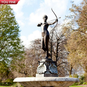 Décoratif Extérieur Femme <span class=keywords><strong>Nue</strong></span> Bronze Archer Statue - Product Image 6