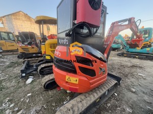 Mini Excavadora Usada Kubota U20 de 2 Toneladas para Mantenimiento de Canales de Riego Agrícola, Diseño de Ahorro de Energía y Respuesta Rápida - Product Image 4