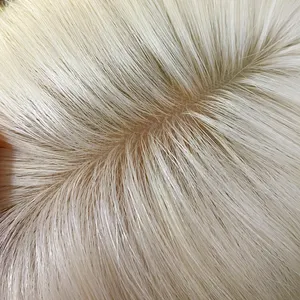 HaiYi 2024 New Trend Long Smooth Silky Hair Piece Virgin Cuticle European Human Hair Ladies Hair Toppers