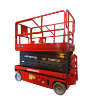 Plateforme élévatrice à ciseaux à prix abordable, hauteur de travail automatique 4m 6m 8m 10m 12m 14m 16m, type fourche, pour réparation de bâtiments, certifiée CE, directement de l'usine