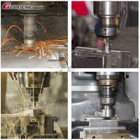 GOLDCNC Fraiseuse universelle haute rigidité ZX50C Broche conique manuelle 220V MT4 Taraudage haute précision M16 50mm