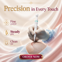 Stylo d'implantation capillaire FUE 0,6-1,2 mm réutilisable, stylo Choi de qualité médicale pour la chirurgie de transplantation capillaire DHI