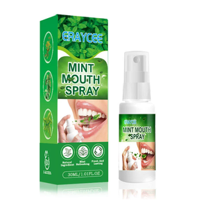 Spray buccal populaire aux ingrédients naturels, sans alcool, à <span class=keywords><strong>la</strong></span> menthe, pour une haleine fraîche, pour les soins bucco-dentaires quotidiens - Product Image 1