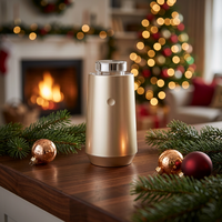 Diffuseur d'arômes métallique pour voiture, promotion exceptionnelle, avec allumage/extinction automatique, chargement USB-C, lumières LED, pulvérisation automatique de parfum, portable pour maison, voiture, hôtel, garantie 1 an