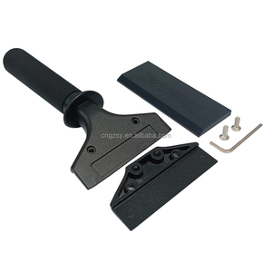 Nhôm xử lý Tuyết Băng xẻng cao su lưỡi thủy tinh Nước làm sạch giống cây chổi carbon xe bọc phim cửa sổ Tint <span class=keywords><strong>scraper</strong></span> B108 - Product Image 6